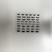3D Sticker schwarz XF 445